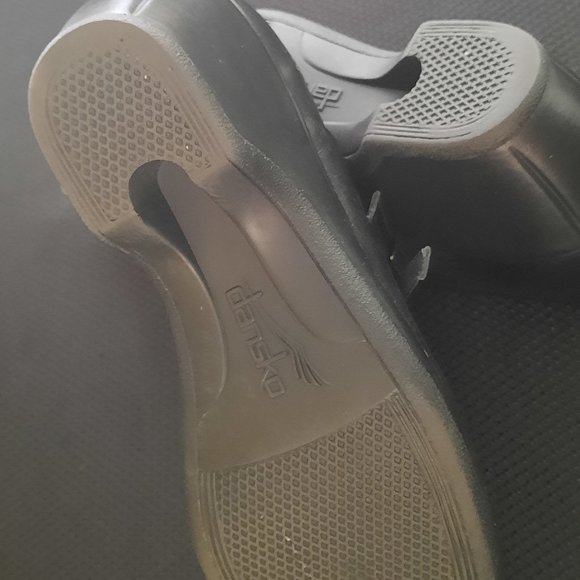 Dansko Black Leather MaryJane Shoes Size 40 (9-9.5) Double Buckle - Picture 3 of 6